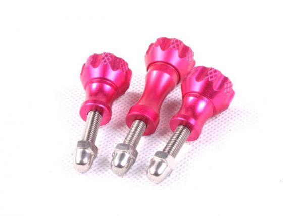 G TMC Aluminum Thumb Knob Stainless Bolt Nut Screw ( Pink )